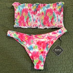Super cute tie dye bikini from Zaful!